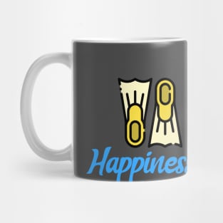 Happiness is being underwater Mug